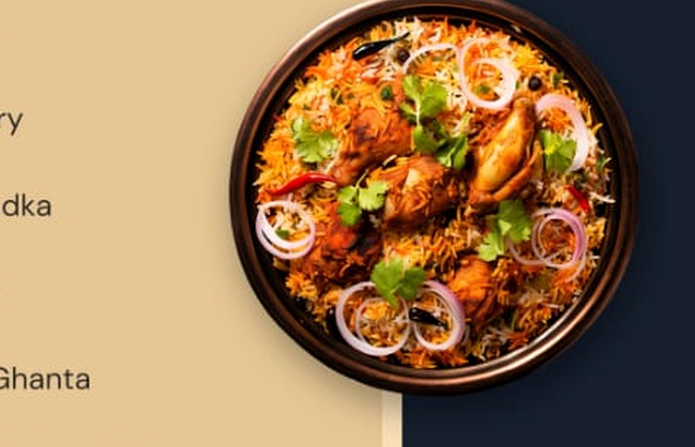 Prepared meal from M.M Kitchen